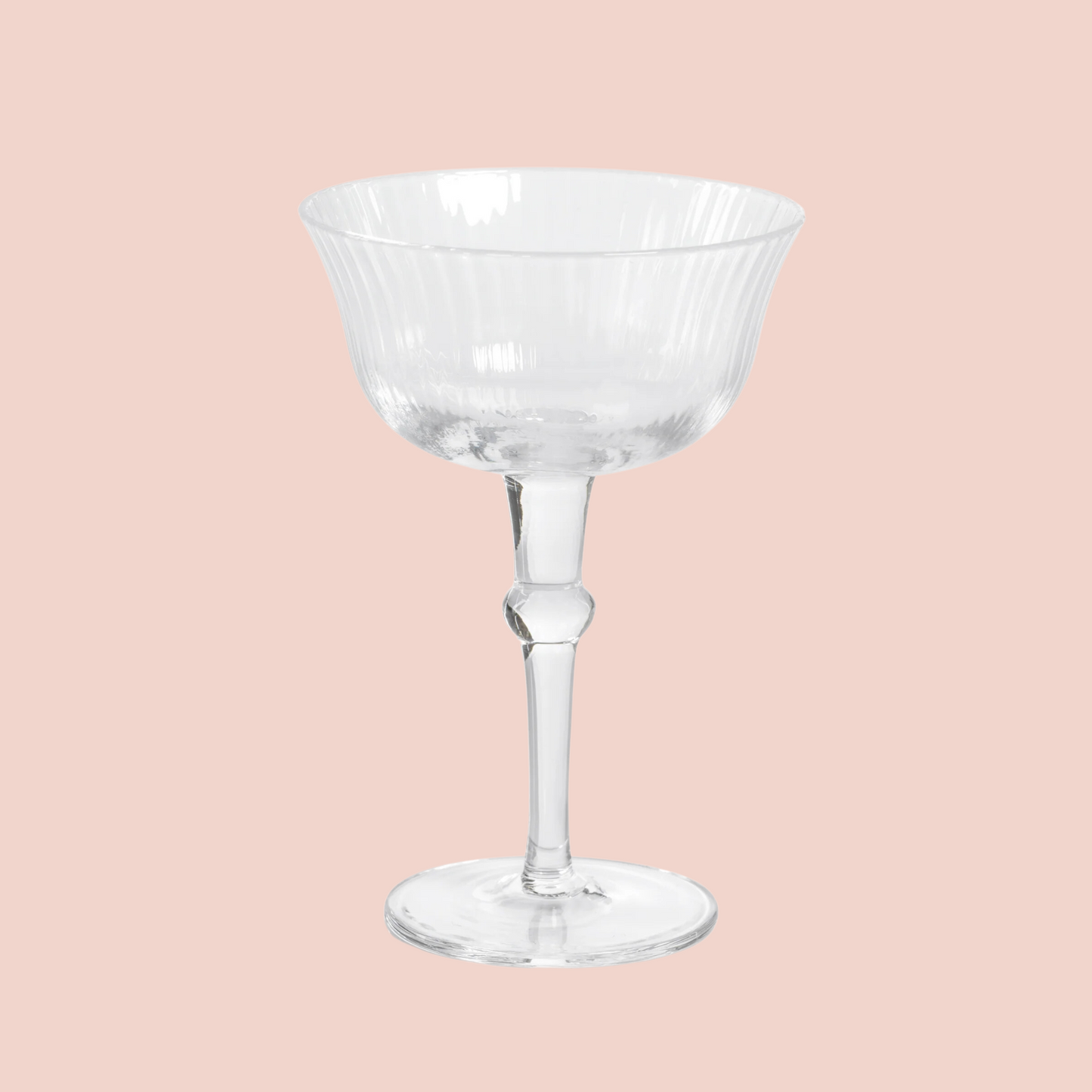 Cocktail Martini Glass, S/4 | Clear Optic Glassware