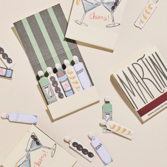 Martini, Spritz and Negroni Matchbooks