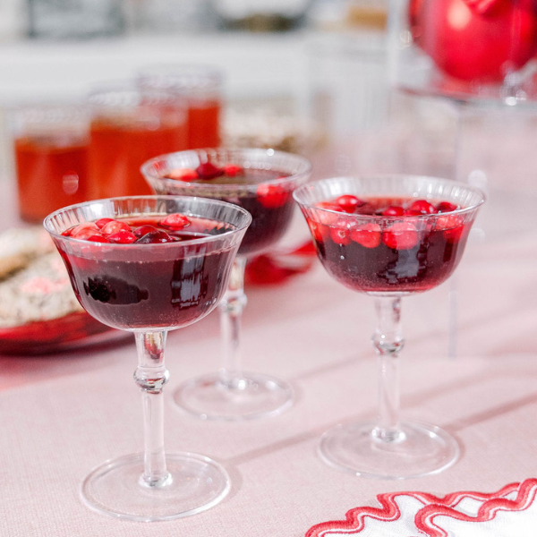 Cocktail Martini Glass, S/4 | Clear Optic Glassware