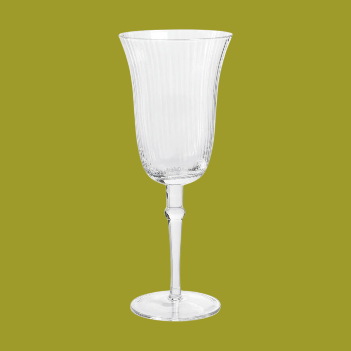 Wine Glass, S/4 | Clear Optic Glassware