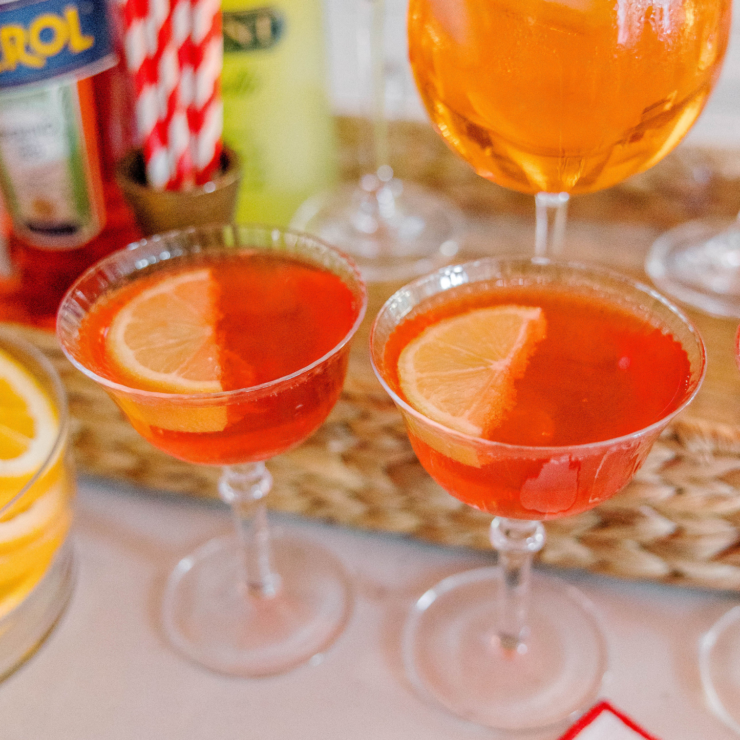 Cocktail Martini Glass, S/4 | Clear Optic Glassware