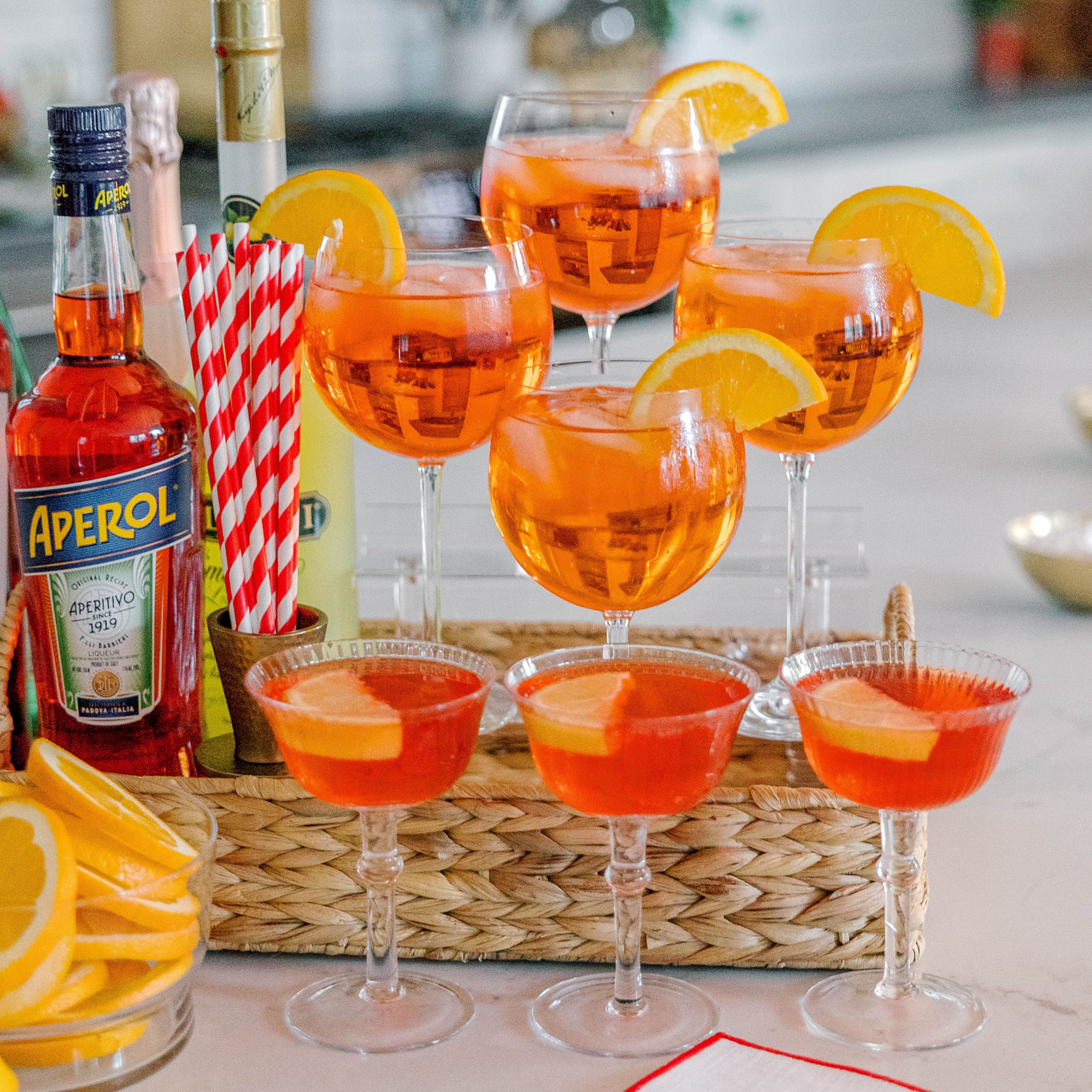 Cocktail Martini Glass, S/4 | Clear Optic Glassware