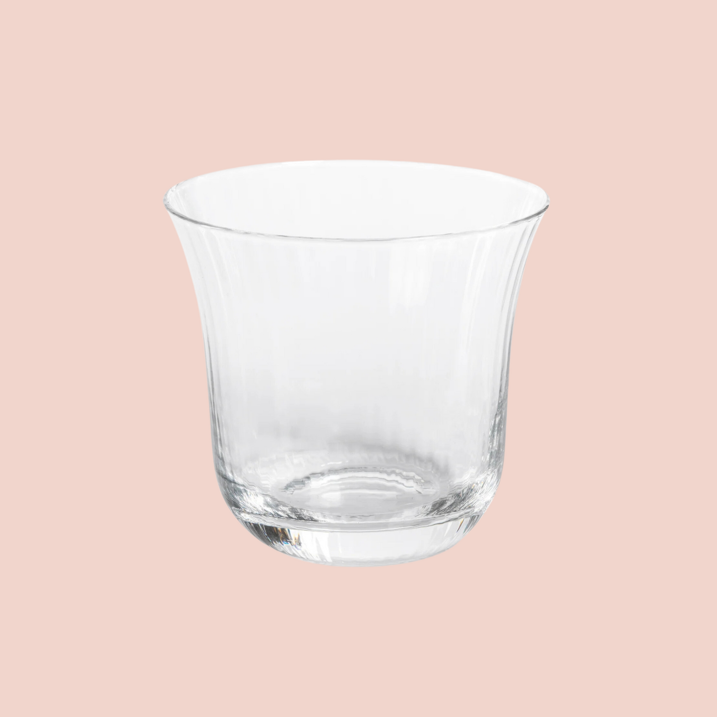 Tumbler Glass, Set/4 | Clear Optic Glassware