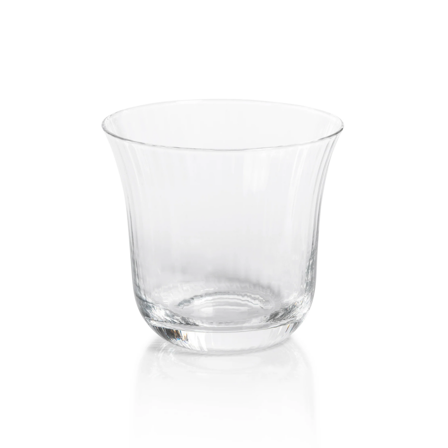Tumbler Glass, Set/4 | Clear Optic Glassware