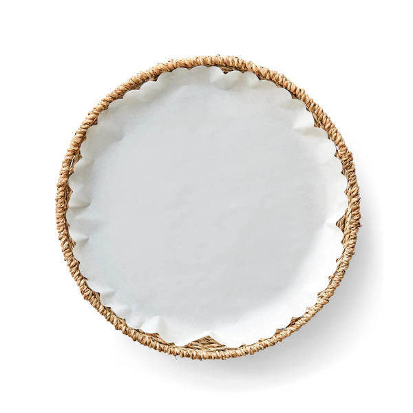 Woven Seagrass Plates S/4