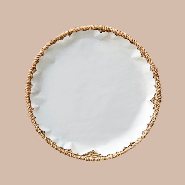 Woven Seagrass Plates S/4