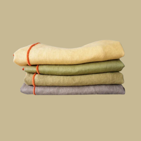 Linen Green Cloth Dinner Napkins, S/2