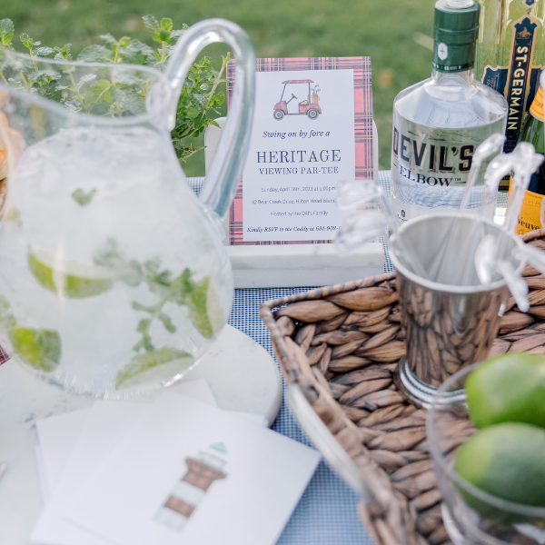 Heritage Golf Party | Paper Cocktail Napkin