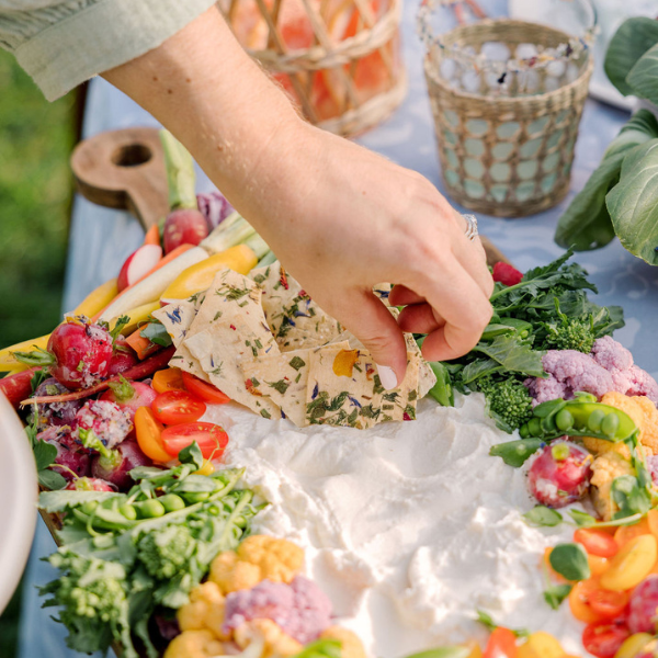 Garden Party | Edible Flower Cracker