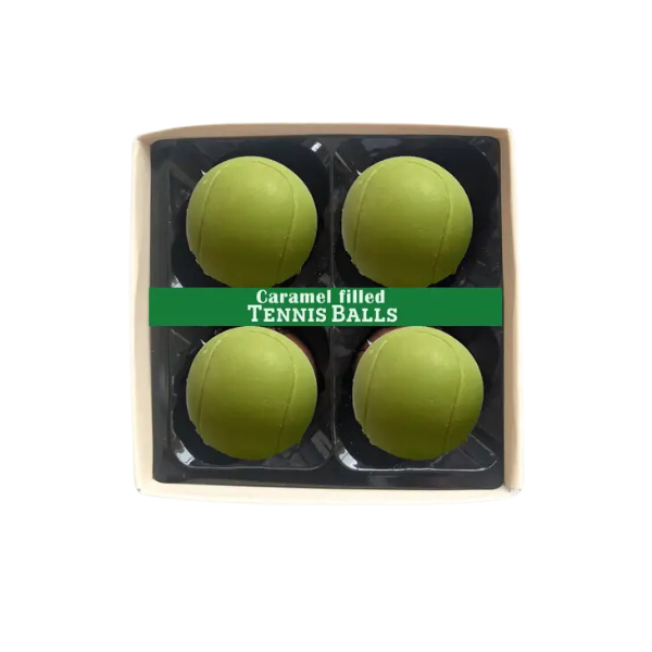 Caramel Filled Chocolate Tennis Balls