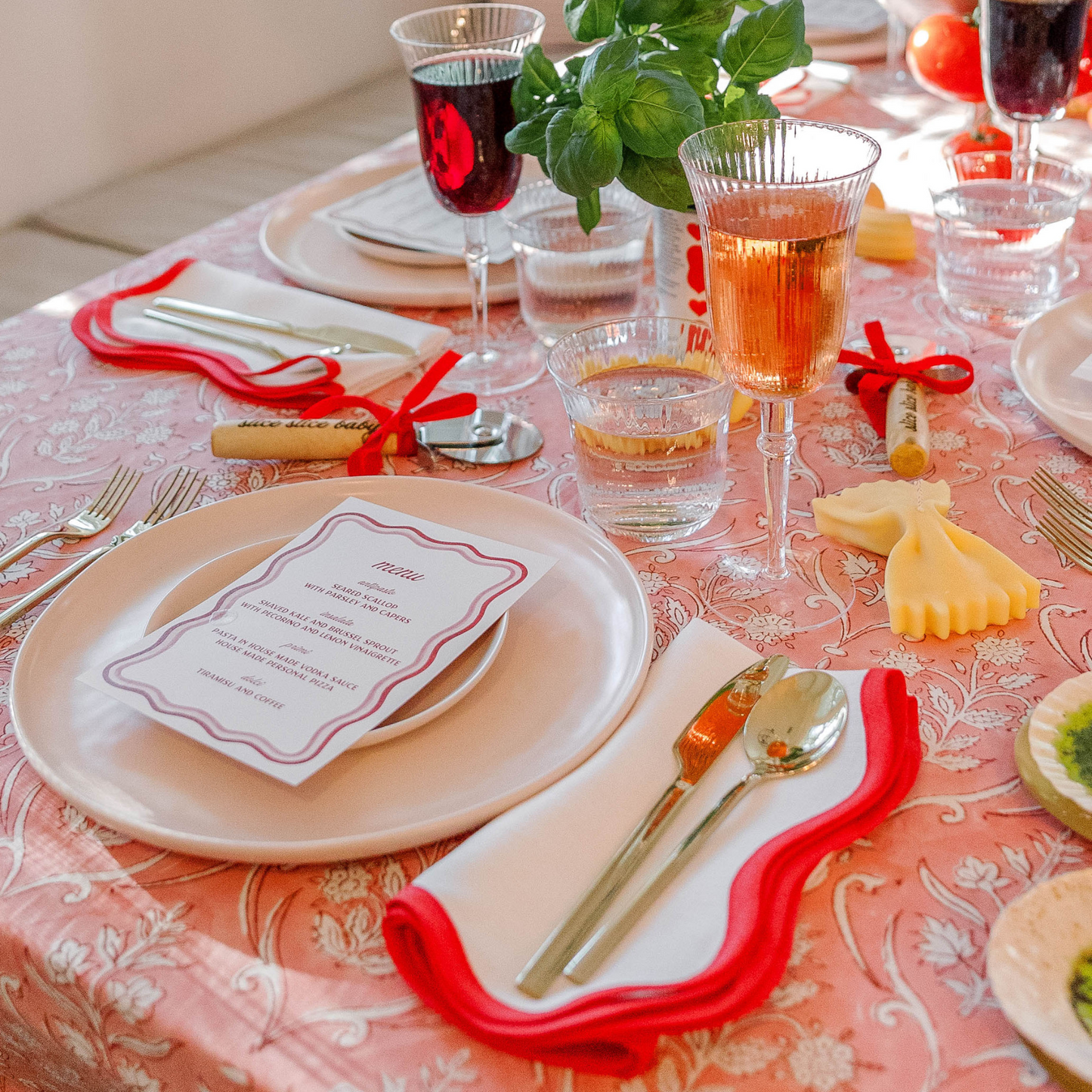 Hand Block Tablecloth