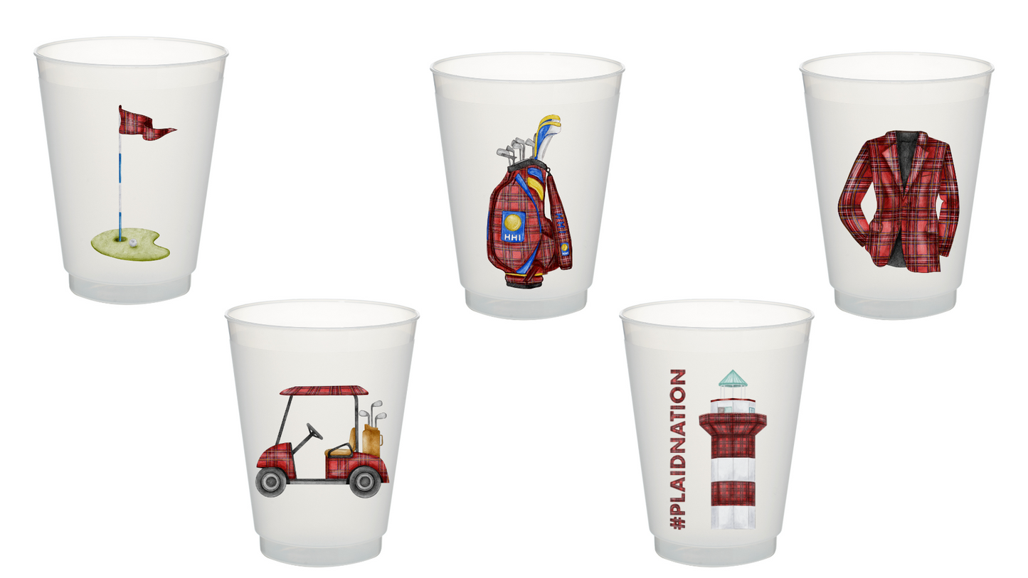 Heritage Golf Party | Shatterproof Cups (Pack of 10)